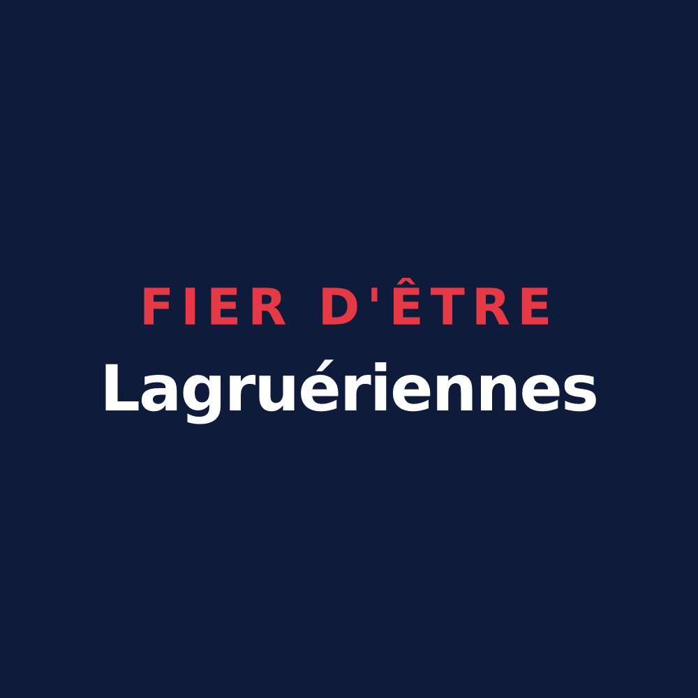 T-shirt « Fier d'être Lagruériennes » — design pour Lagruère
