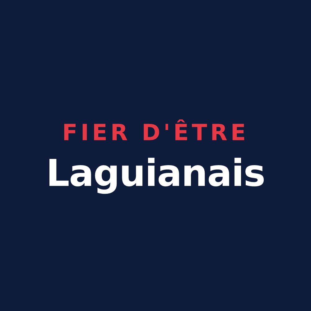 T-shirt « Fier d'être Laguianais » — design pour Laguian-Mazous