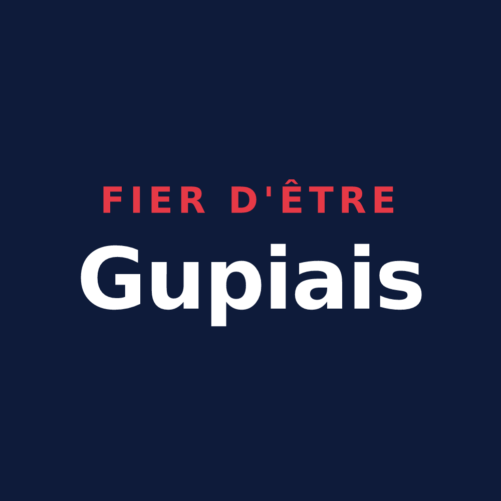 T-shirt « Fier d'être Gupiais » — design pour Lagupie
