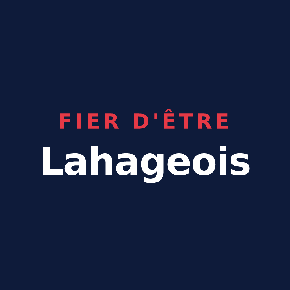 T-shirt « Fier d'être Lahageois » — design pour Lahage