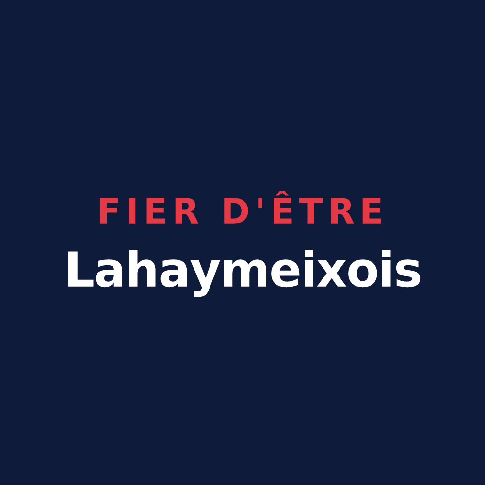 T-shirt « Fier d'être Lahaymeixois » — design pour Lahaymeix