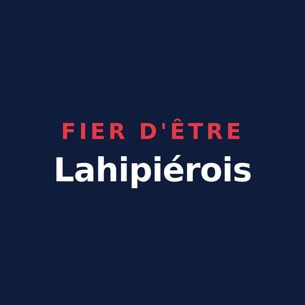 T-shirt « Fier d'être Lahipiérois » — design pour Lahitte-Toupière