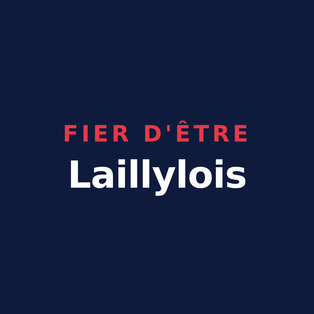 T-shirt « Fier d'être Laillylois » — design pour Lailly-en-Val