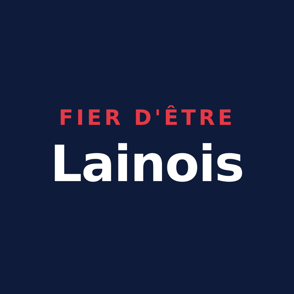 T-shirt « Fier d'être Lainois » — design pour Lain