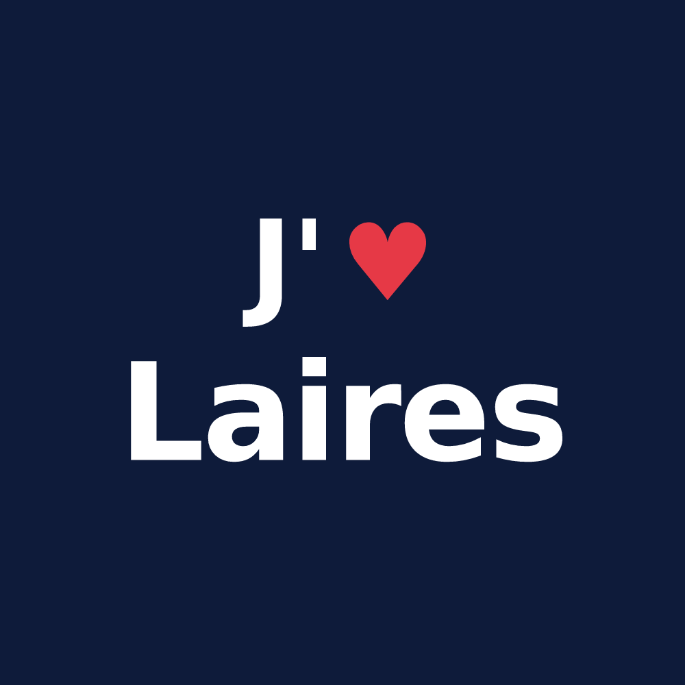 T-shirt personnalisé Laires — design J'aime Laires
