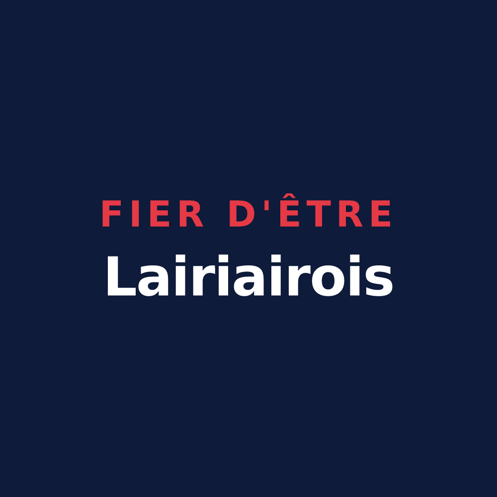 T-shirt « Fier d'être Lairiairois » — design pour Lairière