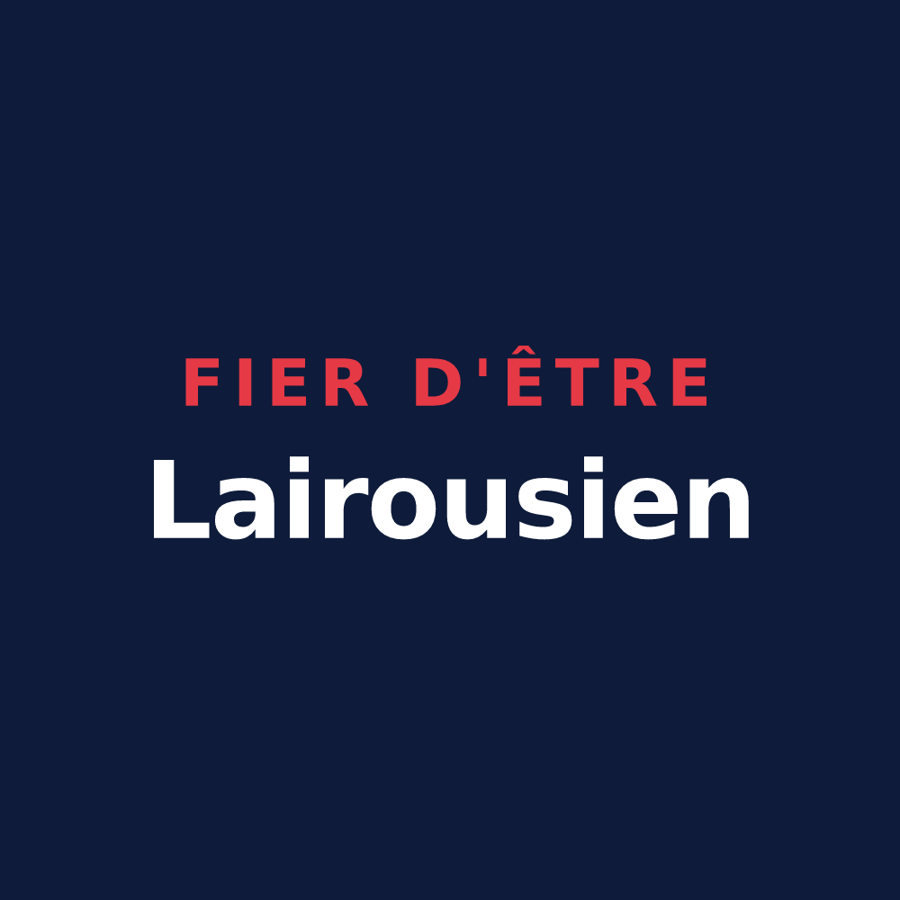 T-shirt « Fier d'être Lairousien » — design pour Lairoux