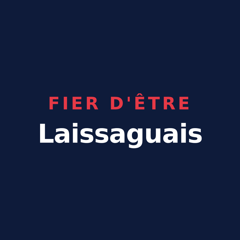 T-shirt « Fier d'être Laissaguais » — design pour Laissac-Sévérac l'Église