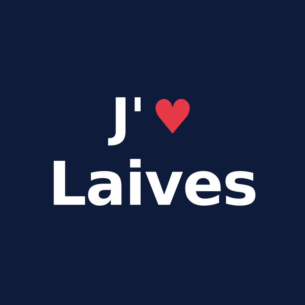 T-shirt personnalisé Laives — design J'aime Laives