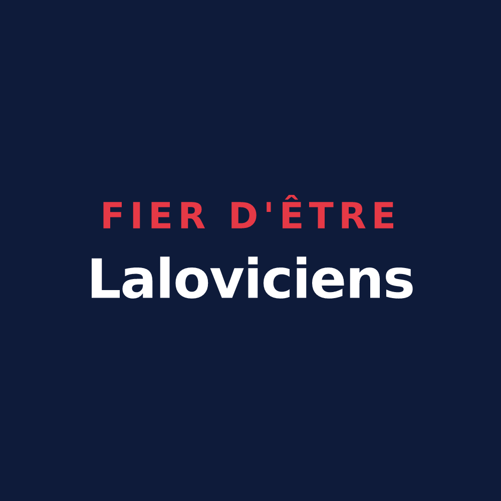 T-shirt « Fier d'être Laloviciens » — design pour Lalœuf