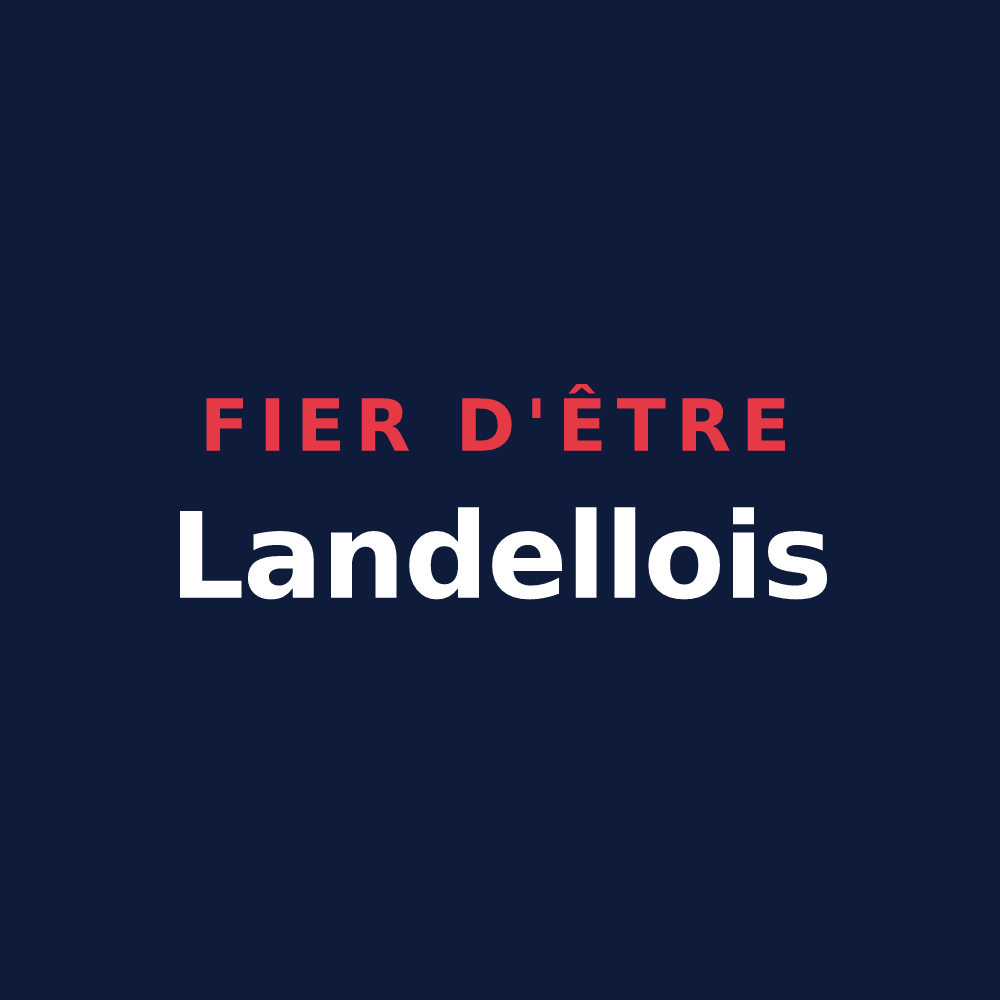 T-shirt « Fier d'être Landellois » — design pour Lalandelle