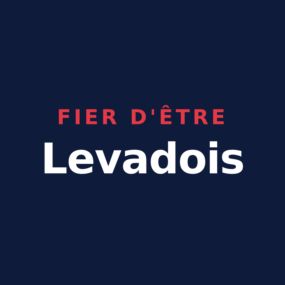 T-shirt « Fier d'être Levadois » — design pour Lalevade-d'Ardèche