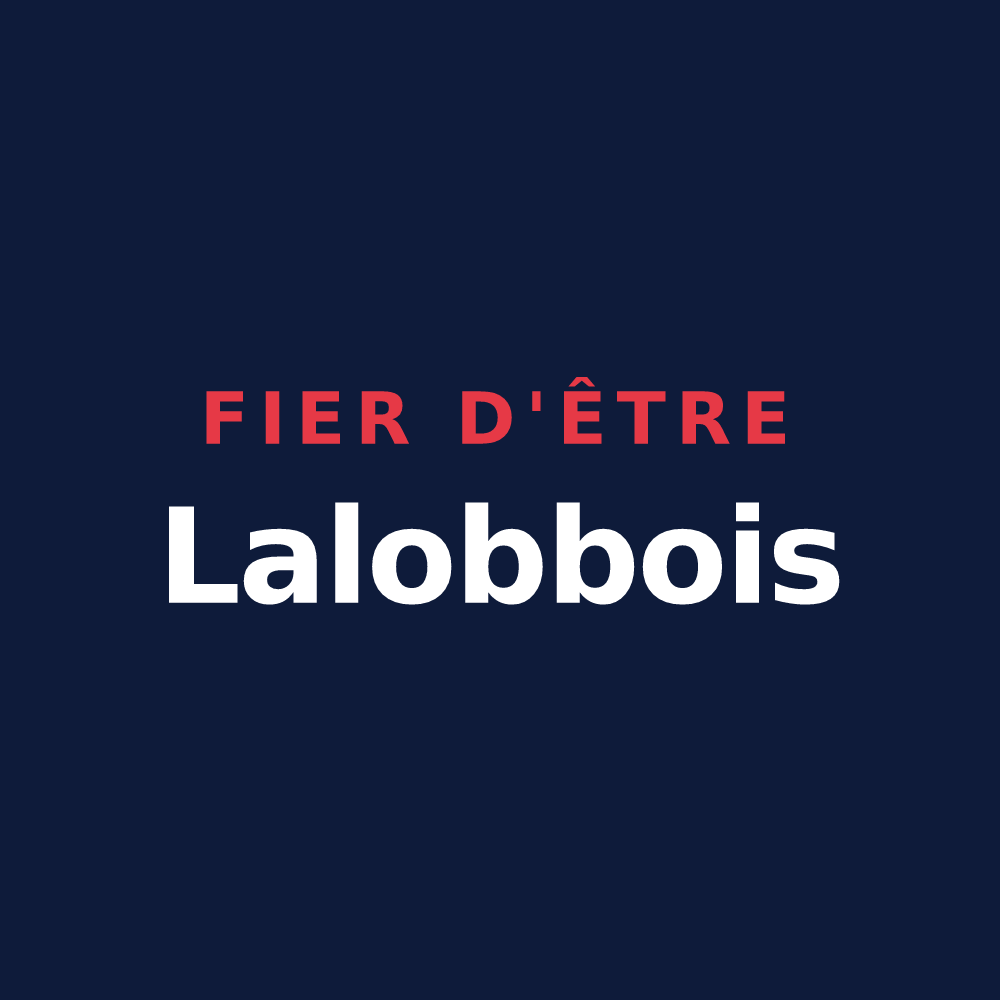 T-shirt « Fier d'être Lalobbois » — design pour Lalobbe