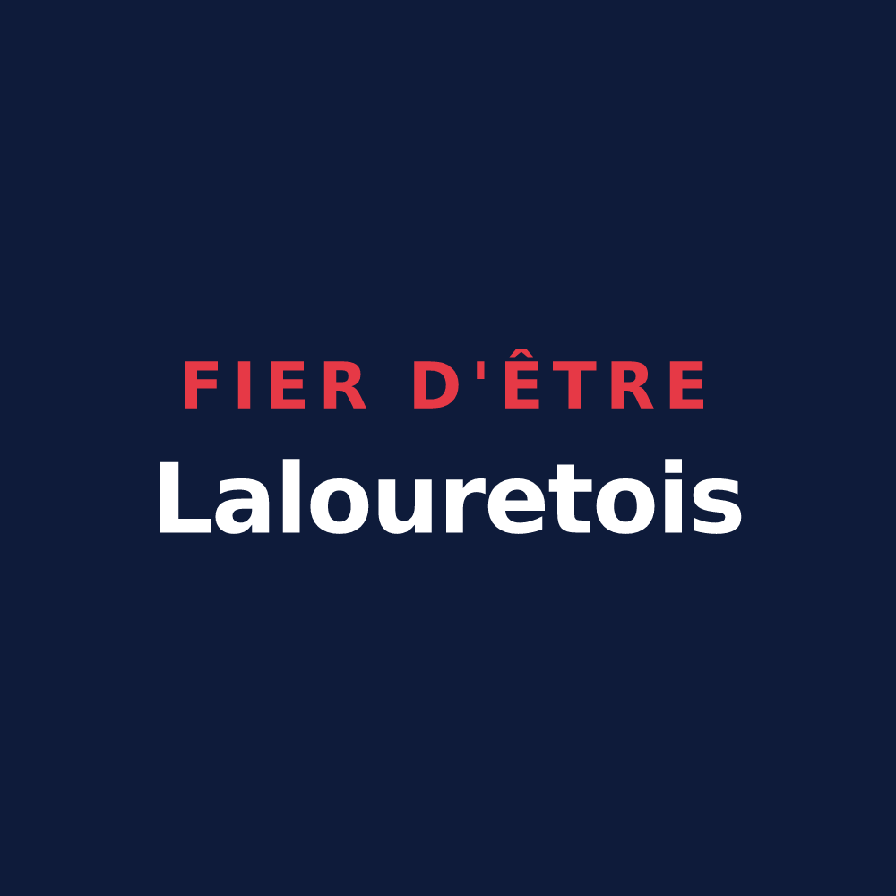 T-shirt « Fier d'être Lalouretois » — design pour Lalouret-Laffiteau