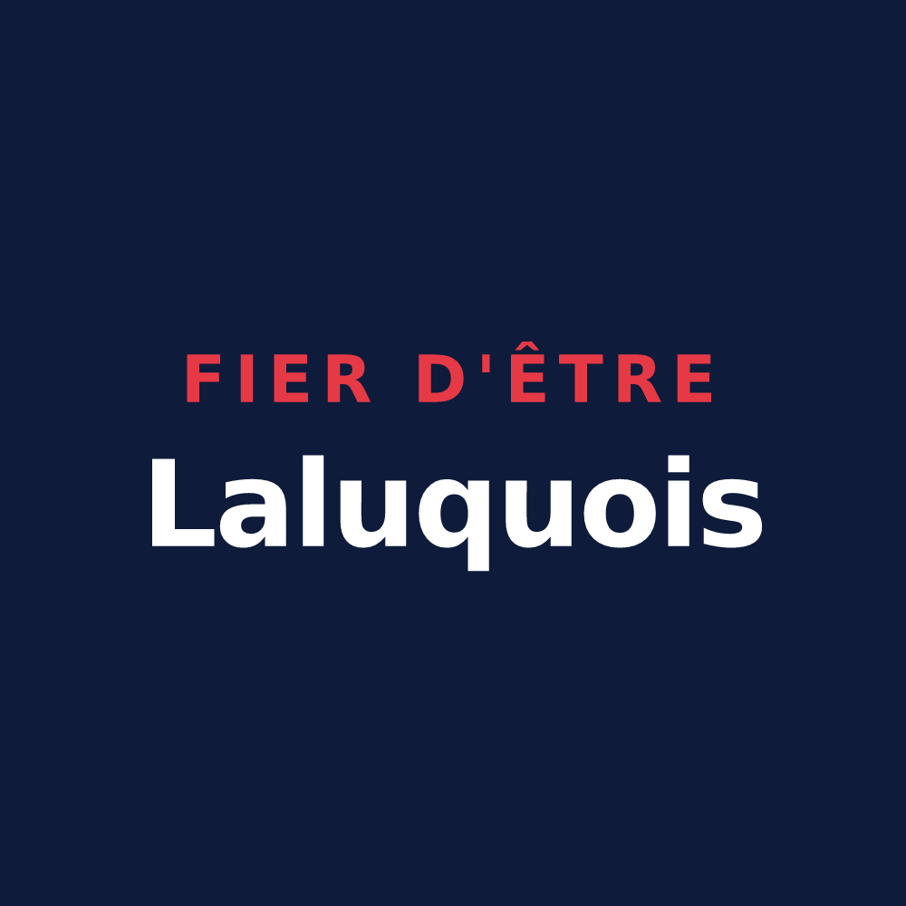 T-shirt « Fier d'être Laluquois » — design pour Laluque