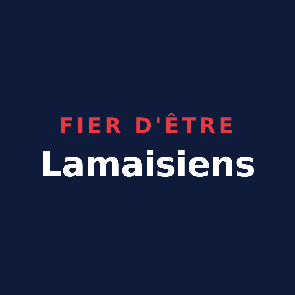 T-shirt « Fier d'être Lamaisiens » — design pour Lamaids
