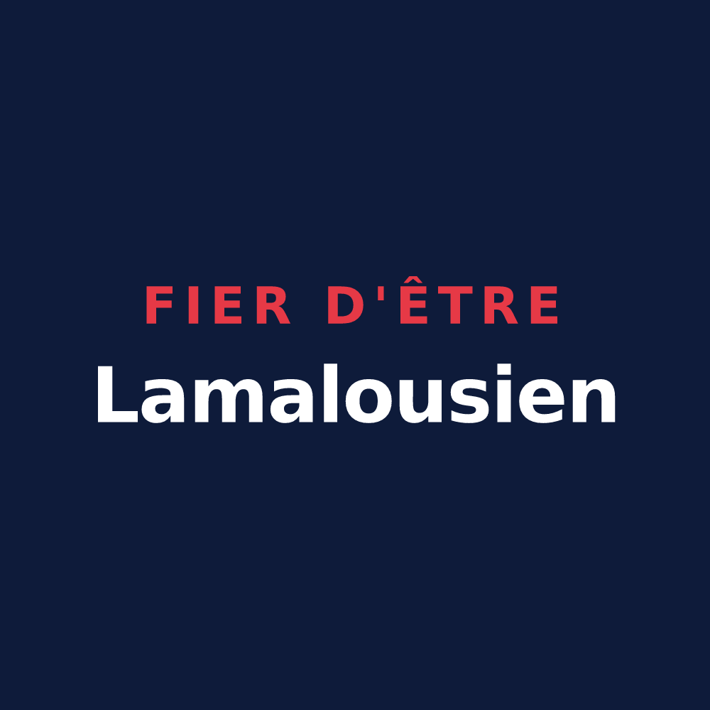 T-shirt « Fier d'être Lamalousien » — design pour Lamalou-les-Bains