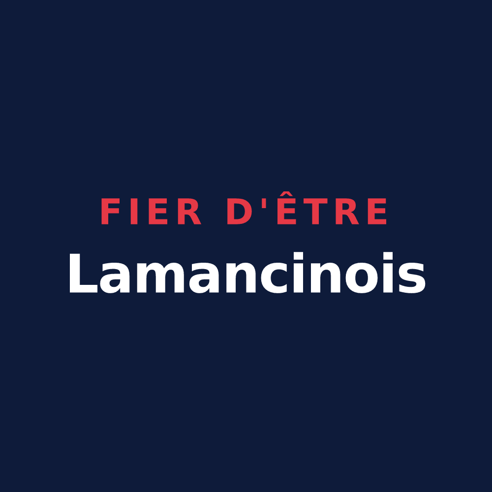 T-shirt « Fier d'être Lamancinois » — design pour Lamancine