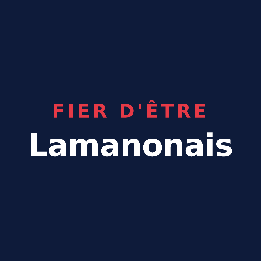 T-shirt « Fier d'être Lamanonais » — design pour Lamanon