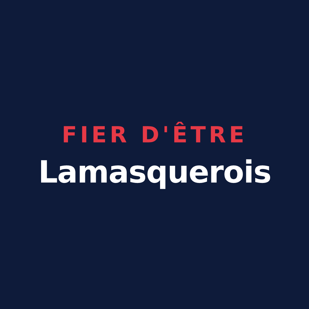 T-shirt « Fier d'être Lamasquerois » — design pour Lamasquère