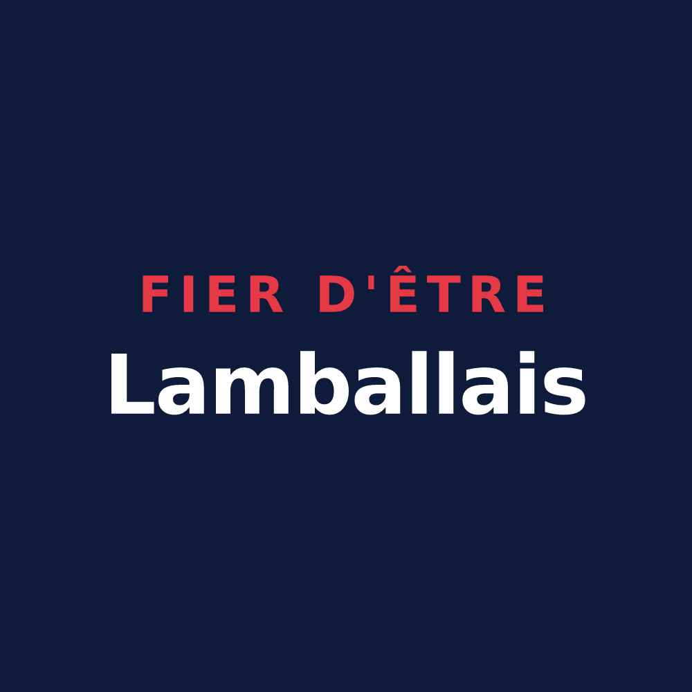 T-shirt « Fier d'être Lamballais » — design pour Lamballe-Armor