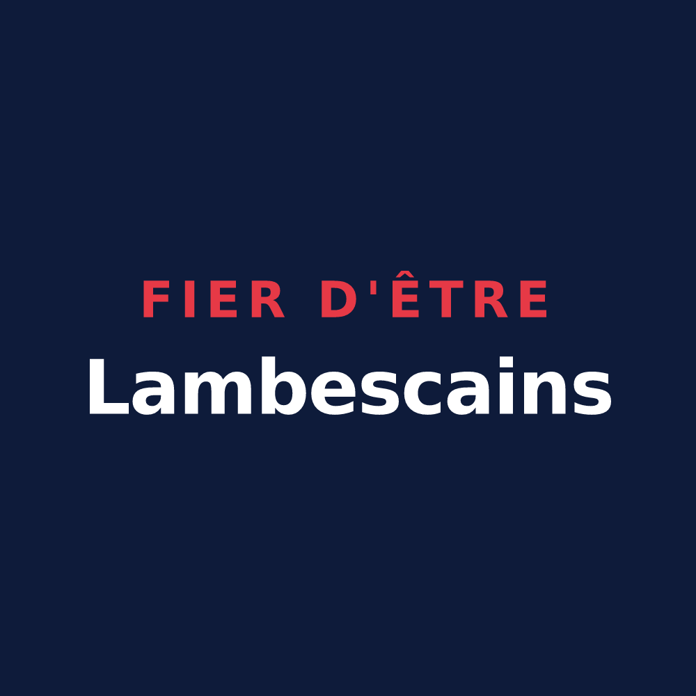 T-shirt « Fier d'être Lambescains » — design pour Lambesc