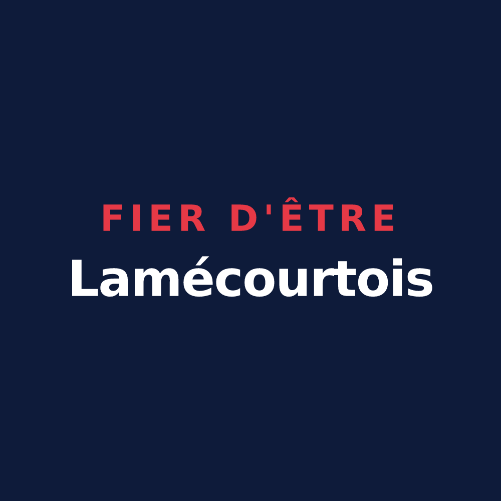 T-shirt « Fier d'être Lamécourtois » — design pour Lamécourt