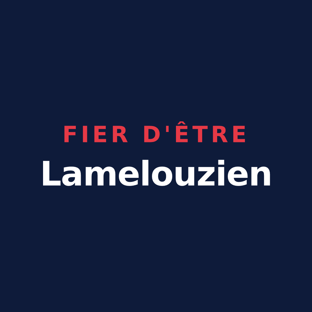 T-shirt « Fier d'être Lamelouzien » — design pour Lamelouze