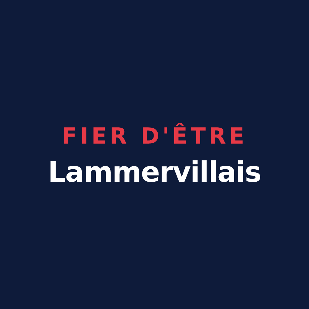 T-shirt « Fier d'être Lammervillais » — design pour Lammerville