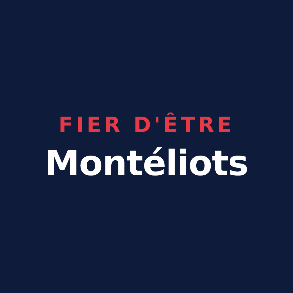 T-shirt « Fier d'être Montéliots » — design pour Lamontélarié