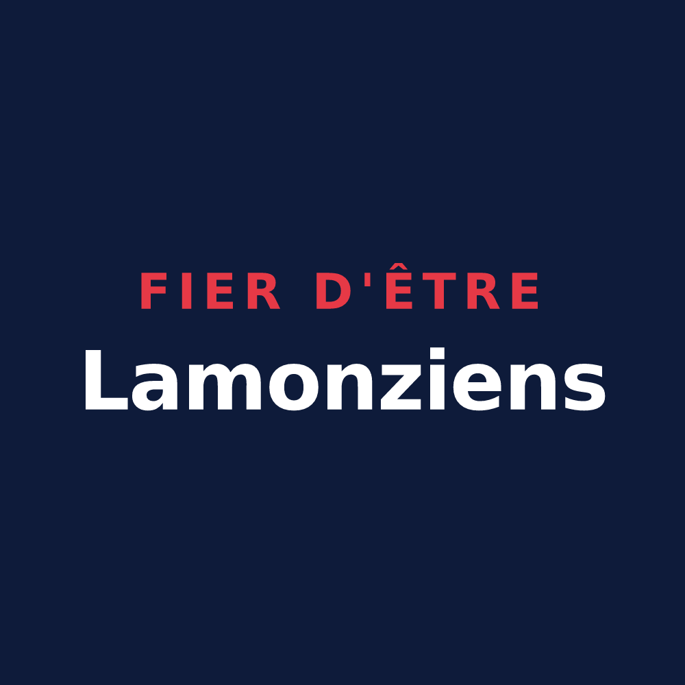 T-shirt « Fier d'être Lamonziens » — design pour Lamonzie-Saint-Martin