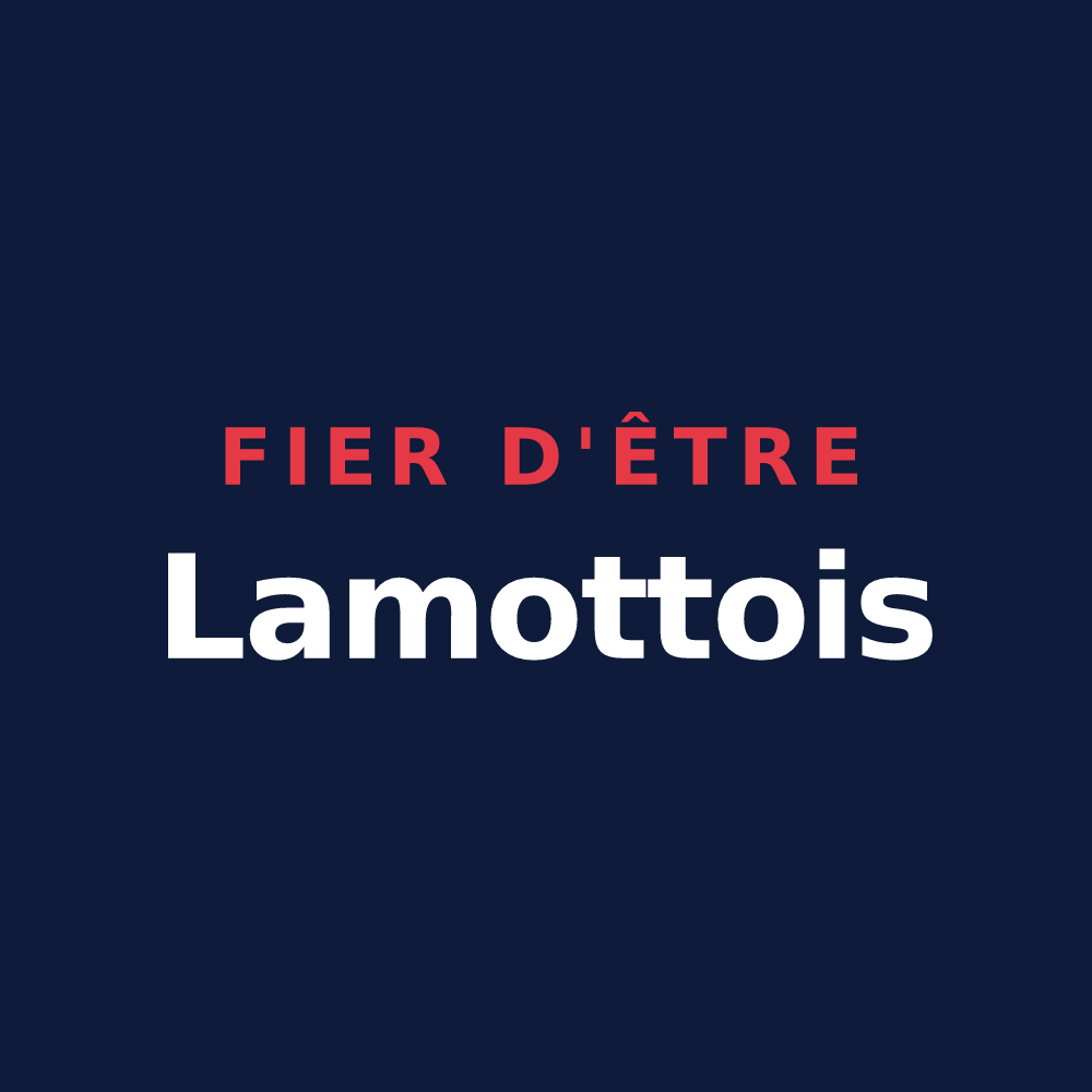 T-shirt « Fier d'être Lamottois » — design pour Lamotte-du-Rhône