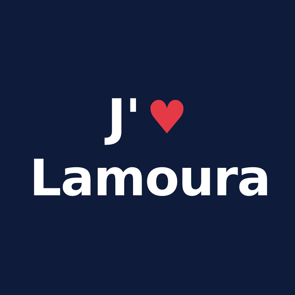 T-shirt personnalisé Lamoura — design J'aime Lamoura