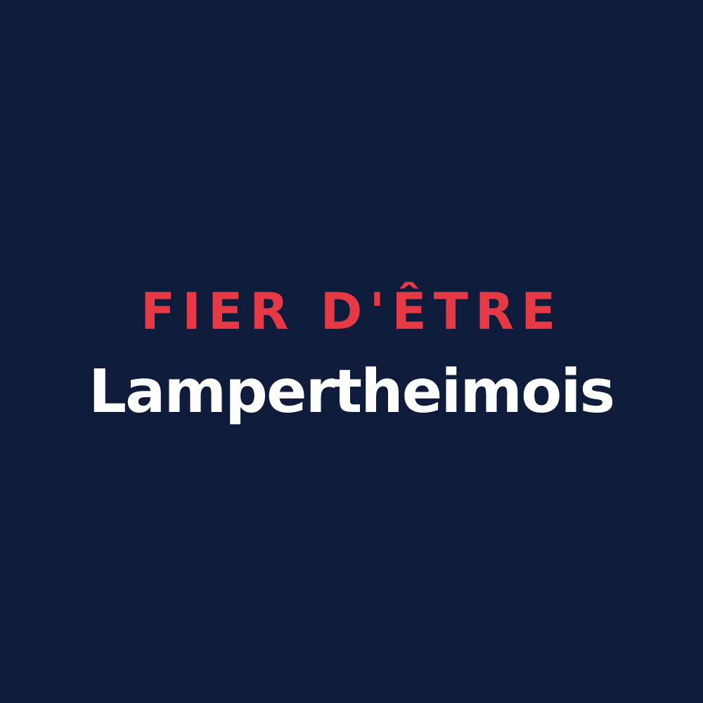 T-shirt « Fier d'être Lampertheimois » — design pour Lampertheim