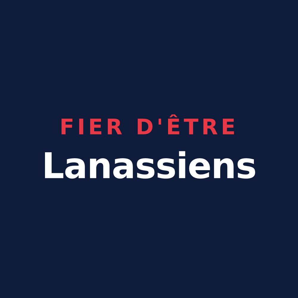 T-shirt « Fier d'être Lanassiens » — design pour Lanas