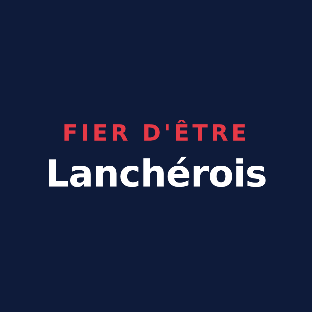 T-shirt « Fier d'être Lanchérois » — design pour Lanchères