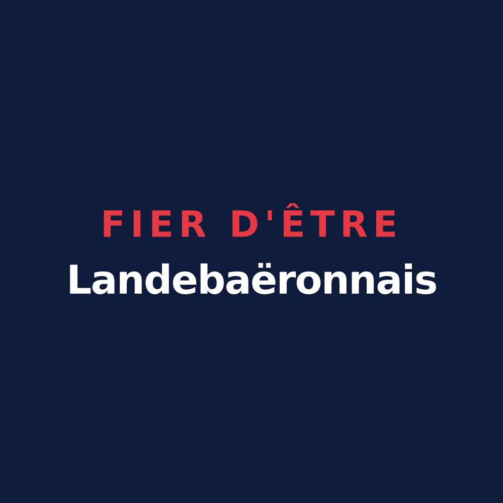 T-shirt « Fier d'être Landebaëronnais » — design pour Landebaëron