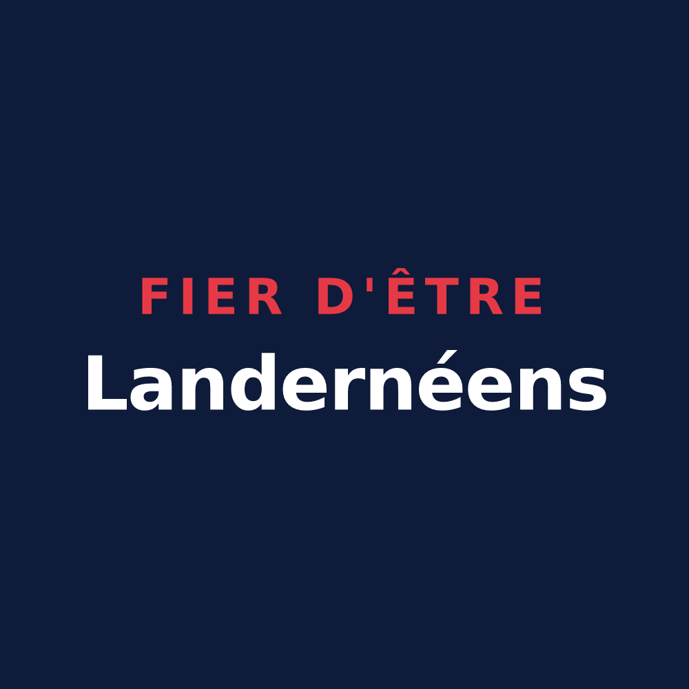 T-shirt « Fier d'être Landernéens » — design pour Landerneau