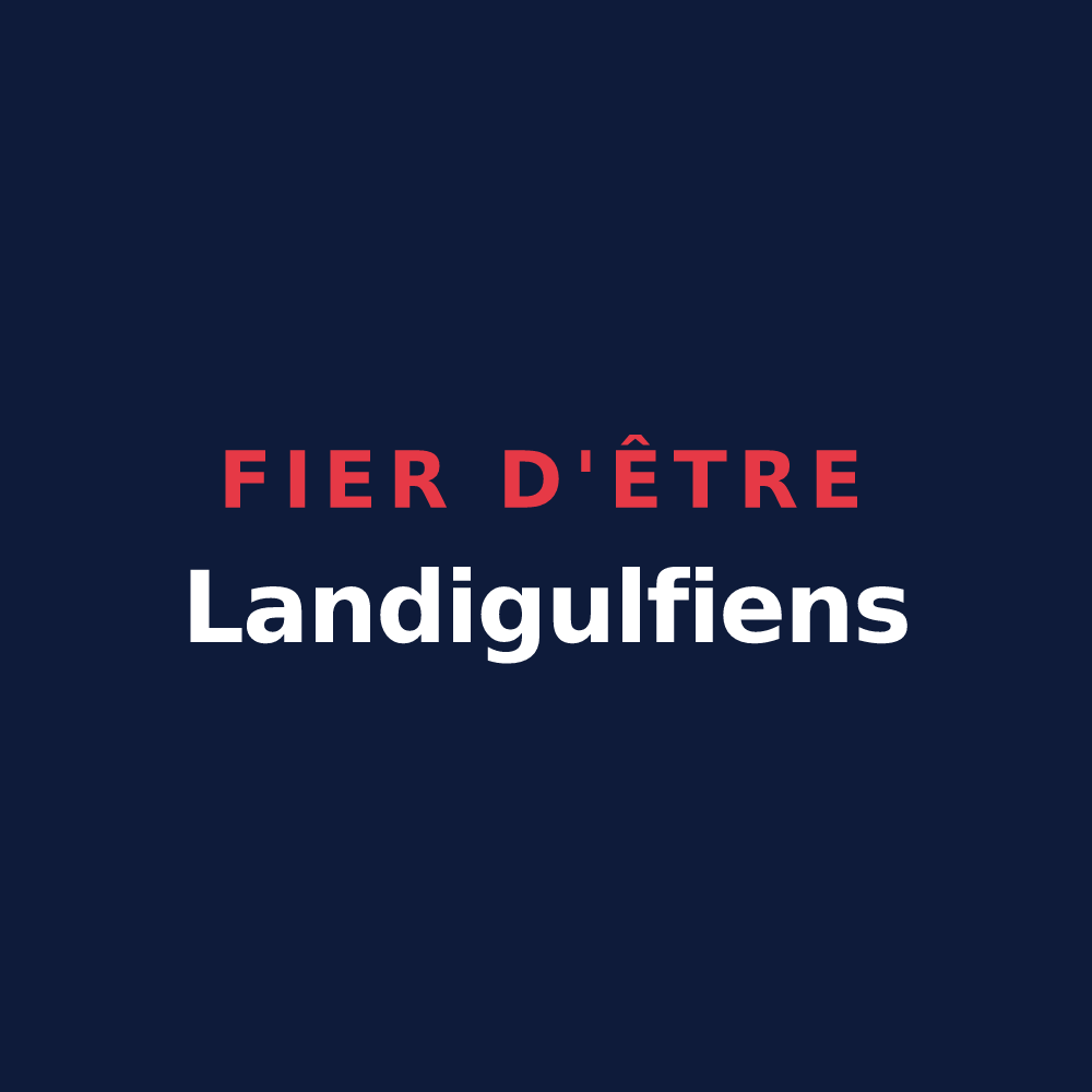 T-shirt « Fier d'être Landigulfiens » — design pour Landigou