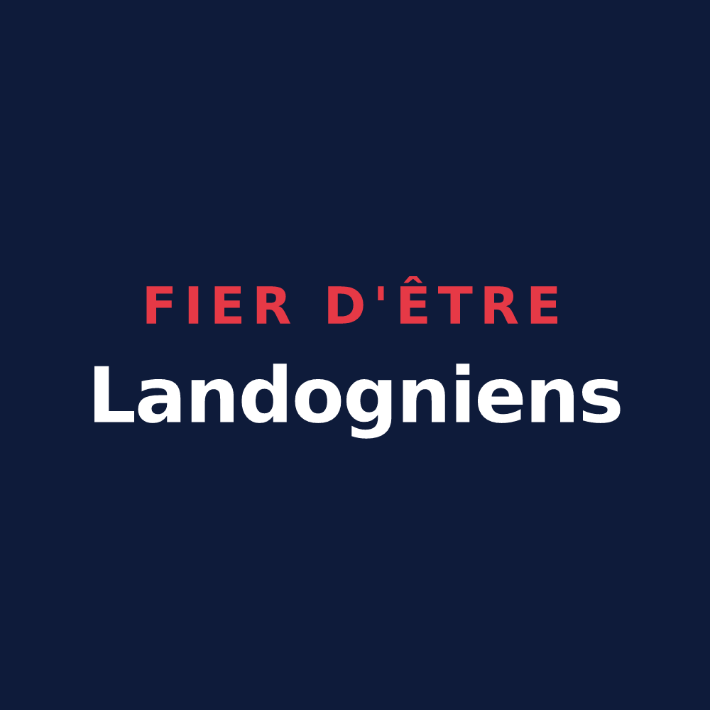 T-shirt « Fier d'être Landogniens » — design pour Landogne