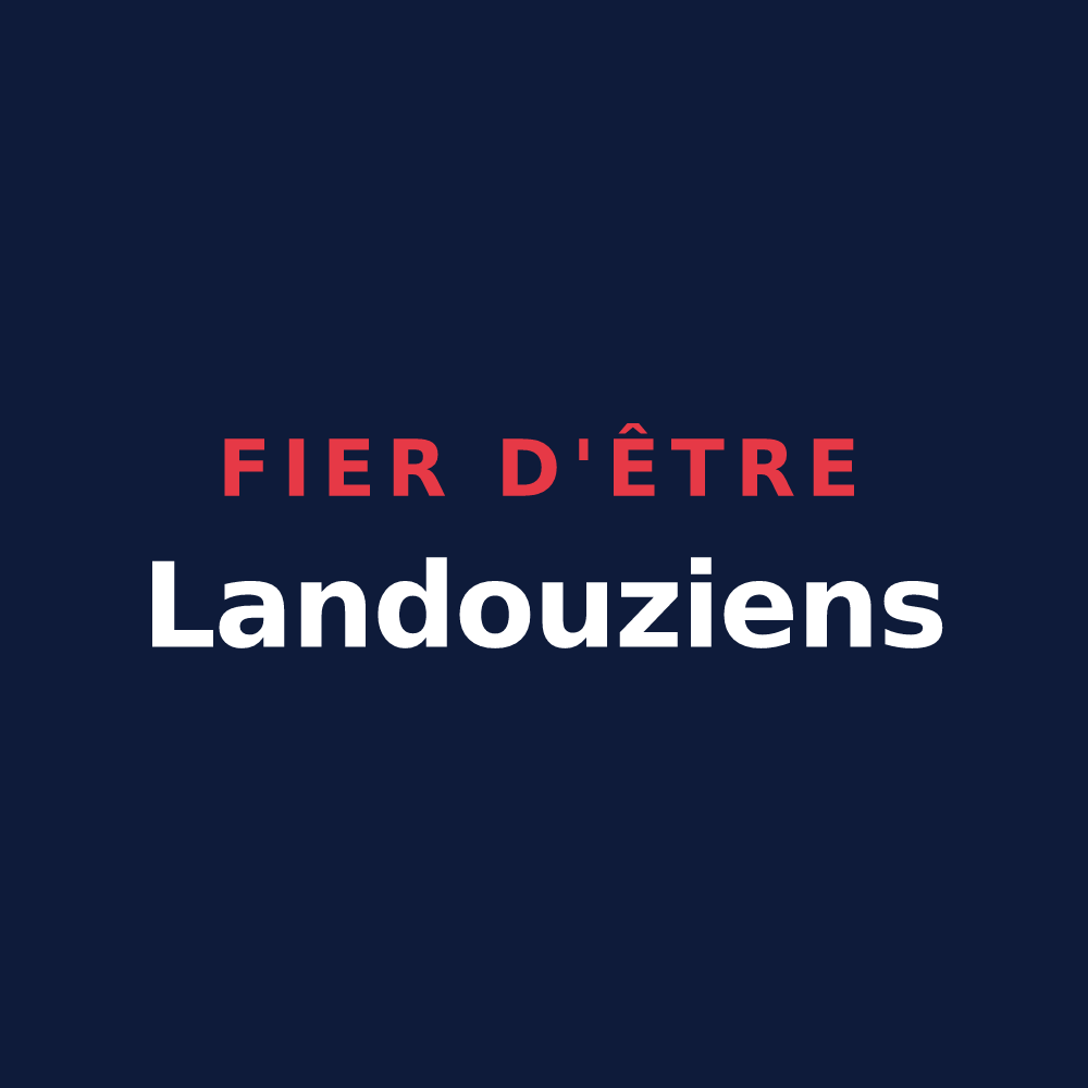 T-shirt « Fier d'être Landouziens » — design pour Landouzy-la-Ville