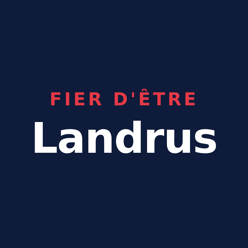 T-shirt « Fier d'être Landrus » — design pour Landres
