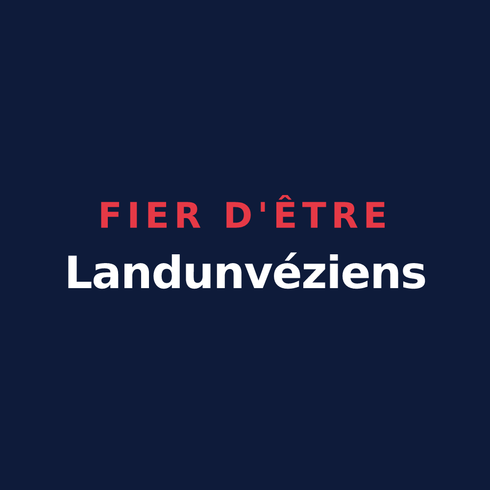 T-shirt « Fier d'être Landunvéziens » — design pour Landunvez
