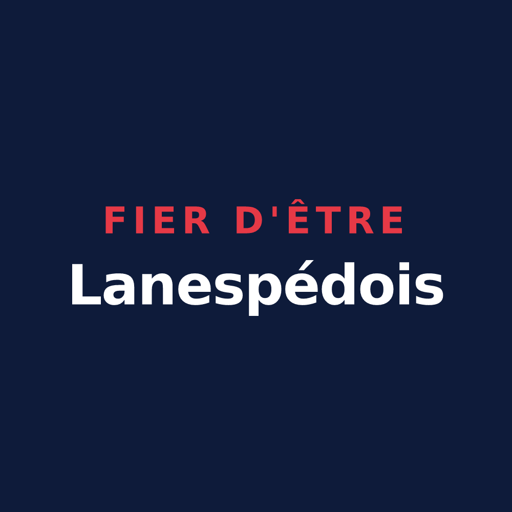 T-shirt « Fier d'être Lanespédois » — design pour Lanespède