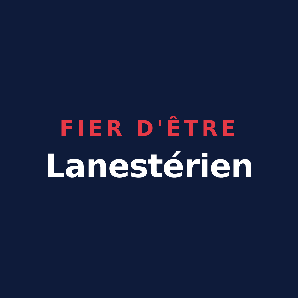 T-shirt « Fier d'être Lanestérien » — design pour Lanester