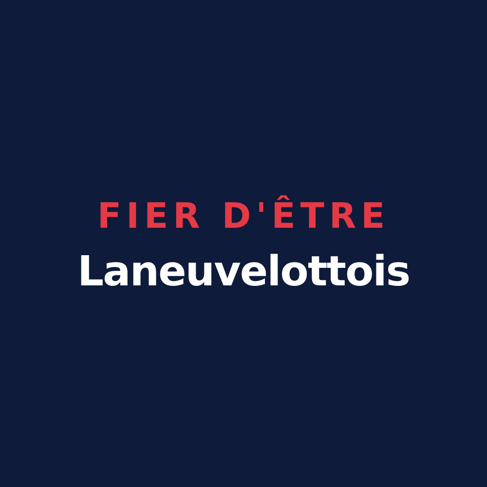 T-shirt « Fier d'être Laneuvelottois » — design pour Laneuvelotte