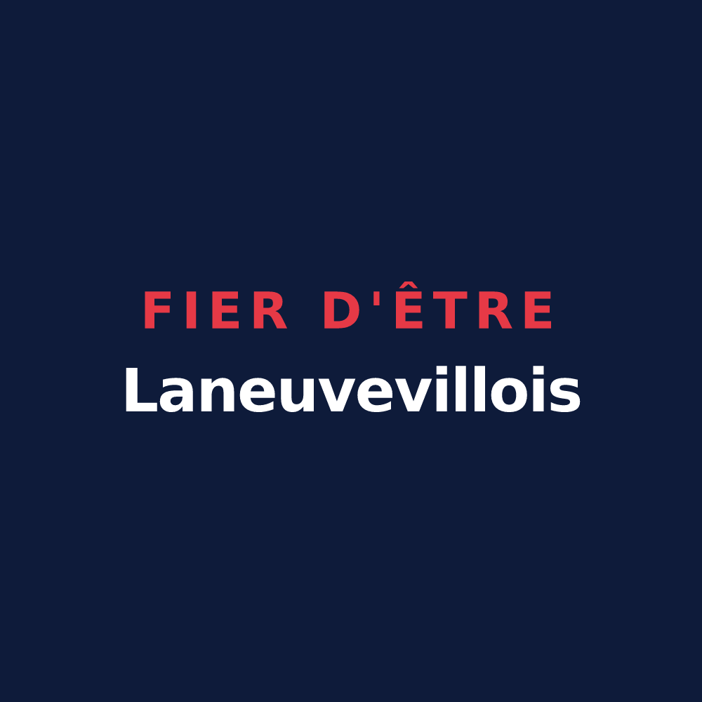 T-shirt « Fier d'être Laneuvevillois » — design pour Laneuveville-devant-Nancy