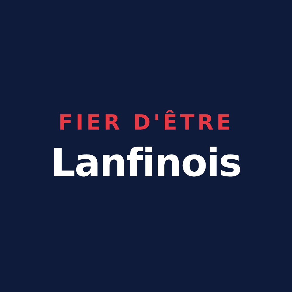 T-shirt « Fier d'être Lanfinois » — design pour Lanfains