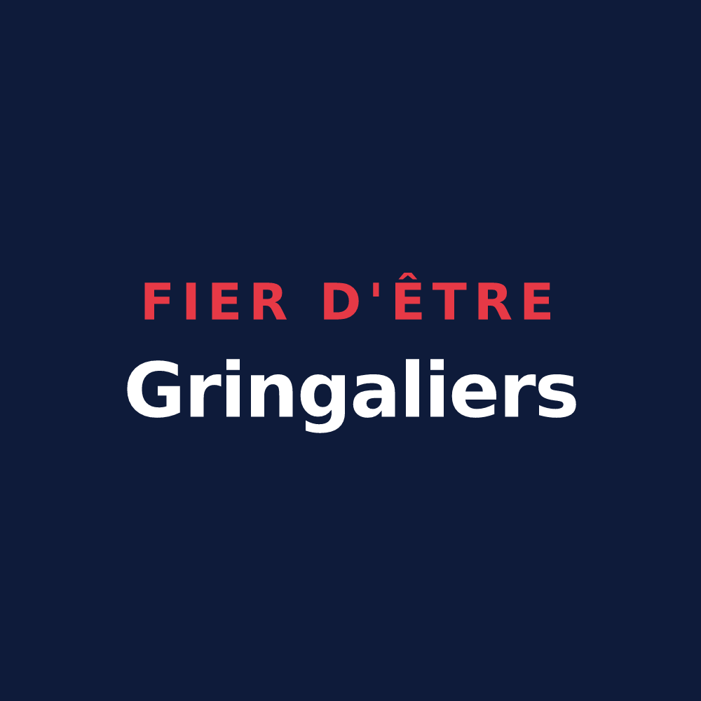 T-shirt « Fier d'être Gringaliers » — design pour Lanfroicourt