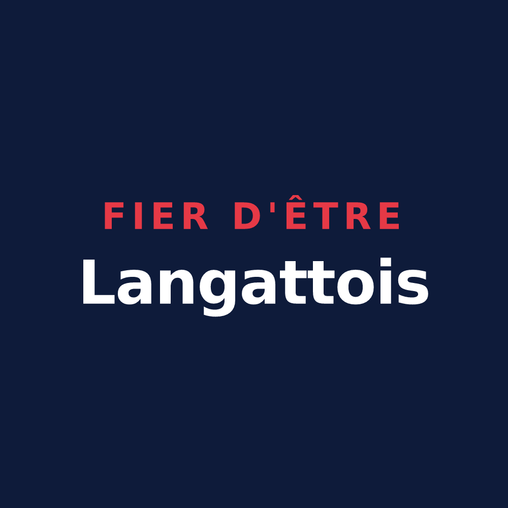 T-shirt « Fier d'être Langattois » — design pour Langatte